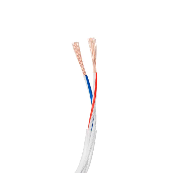 Шлейф питания ARL-20AWG-CLEAR-2Wire-CU-Double (2x0.75mm) 040588 для одноцветных лент
