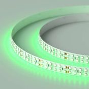 Светодиодная лента Зеленый 2835/3528 24V 19.2W/m 240Led/метр 008768 RT2-5000 2x2 LUX