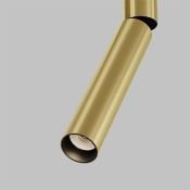 Трековый светильник  6W Белый теплый Фокус Двойной/Focus Unity 36deg TR142-1-6W3K-BS на шинопровод матовое золото