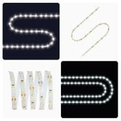 Светодиодная лента змейка Белый дневной 2835 24V  8W/m 60Led/метр 00-350 Стандарт 6мм Светодиодная лента змейка Белый дневной 2835 24V  8W/m 60Led/метр 00-350 Стандарт 6мм