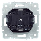 Штепсельная розетка встраиваемая IEK BRITE 16А BR-R14-16-K45 РС14-1-0-БрТ с з/к и шторками бронза