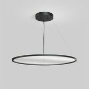 Подвесной светильник  80W Белый -MIX DENKIRS VEIL DK6621-BK 230V с ПДУ круглый черный