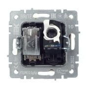 Розетка встраиваемая комбинированная IEK BRITE BR-AK20-1-K10 РТВ/РК12-БрКр TV+RJ45 кат.5E бежевый