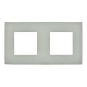 Рамка пластик 2 поста IEK SKANDY SK-M22-K10 SK-F01B бежевый
