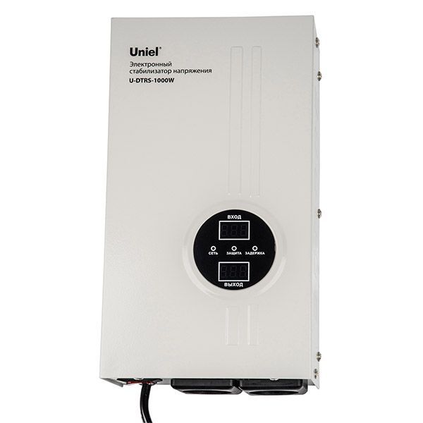 Стабилизатор напряжения релейный UL-00010577 U-DTRS-1000W настенный 2 гнезда