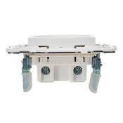 Штепсельная розетка встраиваемая IEK SKANDY 10А SK-R10-10-K01 SK-R02W без з/к без шторок арктический белый