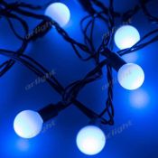 гирлянда фигурная  3.5W Синий 025600 ARD-BALL-CLASSIC-D23-10000-BLACK-80LED  230V IP65