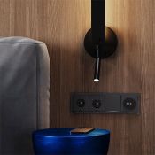 Терморегулятор электронный VOLTUM S70 с индикацией и датчиком для теплого пола графит