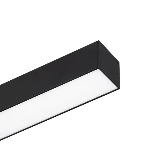 Накладной светильник  62W Белый дневной 049163 SP-LINE-5050-L1960 230V IP33 прямоугольный черный