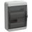Корпус пластиковый TF5-KP72-N-24-65-K03-K02 КМПн-24 IP65 черная прозрачная дверь TEKFOR IEK