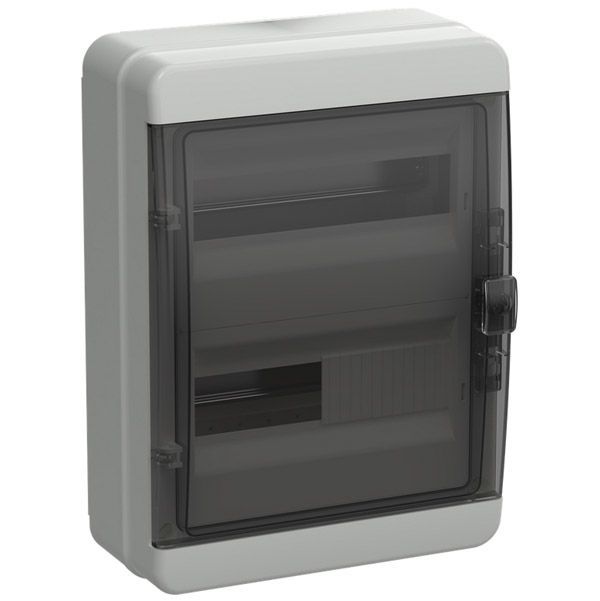 Корпус пластиковый TF5-KP72-N-24-65-K03-K02 КМПн-24 IP65 черная прозрачная дверь TEKFOR IEK