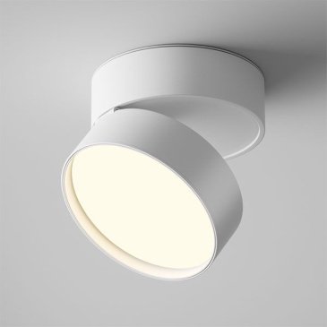 Накладной светильник  18W Белый теплый Onda C024CL-18W3K-W-1 220V откидной поворотный круглый белый