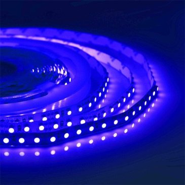 Светодиодная лента Синий 3528 12V  9.6W/m 120Led/метр 00-18 8мм
