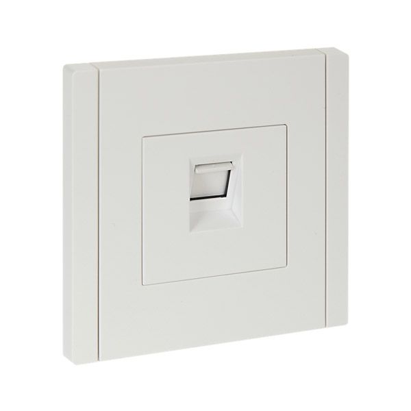 Розетка встраиваемая компьютерная IEK FORTE&PIANO RJ45 кат.5E FP232 белый FP-K10-1-K01