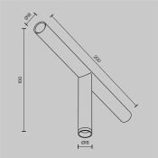 Светильник 3W Белый теплый/белый C102CL-3W3-6K-BS Фокус / Focus Led IP20 латунь