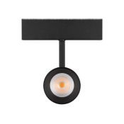 Магнитный трековый светильник 18W Белый теплый MAG-SPOT-45-R65 36deg  24V на магнитный шинопровод черный 033087