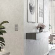 Рамка металлическая 2 поста WERKEL AluMax W0023506 алюминий