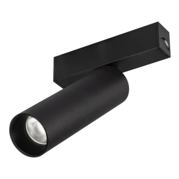 Магнитный трековый светильник 12W Белый теплый  MAG-SPOT-25-R120 30deg  24V на магнитный шинопровод черный 033678(1)