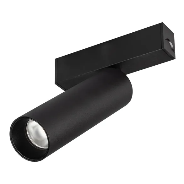 Магнитный трековый светильник 12W Белый теплый  MAG-SPOT-25-R120 30deg  24V на магнитный шинопровод черный 033678(1)