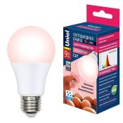 светодиодная лампа для птицеводства А60 9W UL-00003189 LED-A60-9W/SCEP/E27/FR/DIM IP65 PLO65WH диммируемая