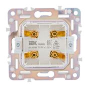Розетка встраиваемая аудио IEK SKANDY SK-S40-K02 SK-A01Bl черный