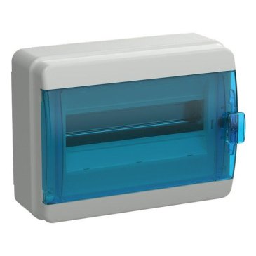 Корпус пластиковый TF5-KP72-N-12-65-K03-K07 КМПн-12 IP65 синяя прозрачная дверь TEKFOR IEK