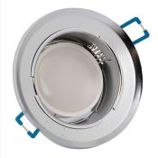 Точечный светильник Arno без лампы UL-00006041 DLS-A201 GU5.3 IP44 CHROME круглый встраиваемый