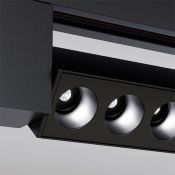 Трековый светильник 20W Белый теплый Точки поворотный/Points Rot Unity 36deg TR010-1-20W3K-M-B на шинопровод черный