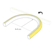 Гибкий неон   50W Белый дневной 037561 MOONLIGHT-TOP-X320-11x7mm 24V IP65