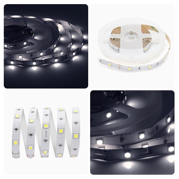 Светодиодная лента Белый 5050 12V  7.2W/m 30Led/метр 00-36 Стандарт 10мм IP20 Светодиодная лента Белый 5050 12V  7.2W/m 30Led/метр 00-36 Стандарт 10мм IP20