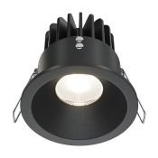 Встраиваемый светильник  12W Белый дневной DL034-L12W4K -D-B Зум/Zoom 60deg 230V IP65 круглый белый