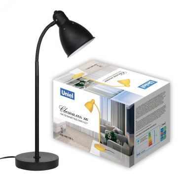 светильник настольный без лампы UML-B701 E27 BLACK UL-00010155 черный
