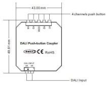 Конвертер DALI-309-4-D2-IN (DALI-BUS, Free purpose) 032882