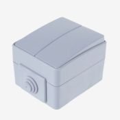 Выключатель двухклавишный IP65-2 беспроводной накладной (CR2032) IP65 Выключатель двухклавишный IP65-2 беспроводной накладной (CR2032) IP65