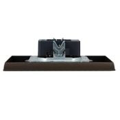 Штепсельная розетка встраиваемая двойная IEK BRITE 10А BR-R23-10-K45-F РСш12-2-БрТБ без з/к с з/ш в сборе бронза