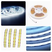 Светодиодная лента Белый COB 24V 11W/m 352Led/метр 00-354 PRO 10мм IP20