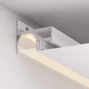 Накладной алюминиевый профиль STRETCH-20-WALL-D-SIDE-2000 WHITE 042945