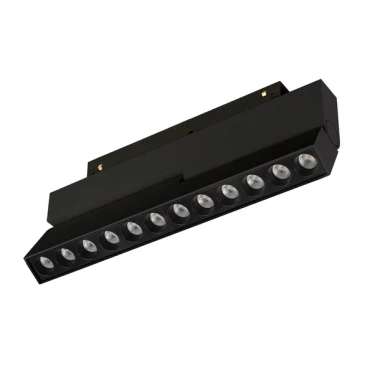 Магнитный трековый светильник 12W Белый теплый MAG-ORIENT-DOTS-FOLD-S230 на магнитный шинопровод черный 042014
