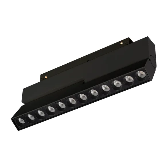 Магнитный трековый светильник 12W Белый теплый MAG-ORIENT-DOTS-FOLD-S230 на магнитный шинопровод черный 042014