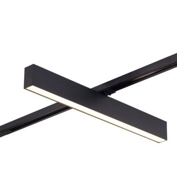 Трековый светильник  20W Белый теплый SOLID HALS DK6630-BK IP20 на шинопровод черный