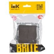 Выключатель жалюзи 10А ВС10-1-5-БрТБ бронза BR-V15-0-10-K45 BRITE IEK