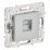 Розетка встраиваемая компьютерная IEK SKANDY SK-K10-2-K23 SK-K02S RJ45 кат.6 серебряный