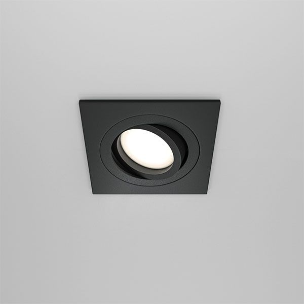 Встраиваемый светильник  10W Атом / Atom DL024-2-01B 1*GU10 круглый черный