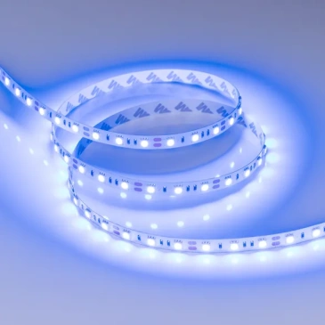 Светодиодная лента Синий 5060 12V 14.4W/m  60Led/метр 012336(3)) RT-B60-10mm LUX