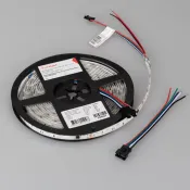 Светодиодная лента RGB 5060 24V 14W/m 60Led/метр IP65 039607 герм (силикон) DMX-SE-B60-10mm