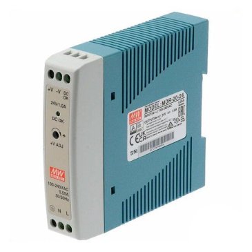 Блок питания (AC-DC) 24V   20W MDR-20-24 на din рейку