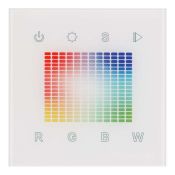 Панель сенсорная встраиваемая 018277 SR-2831S-AC-RF-IN White (220V,RGB,1зона)