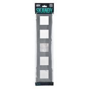 Рамка пластик 5 постов IEK SKANDY SK-M52-K03 SK-F05Gr серый