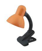 светильник настольный без лампы TLI-206  E27  02463  на прищепке оранжевый