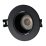 Встраиваемый светильник без лампы DENKIRS RODVIG DK3061-BK GU10/GU5.3 черный круглый